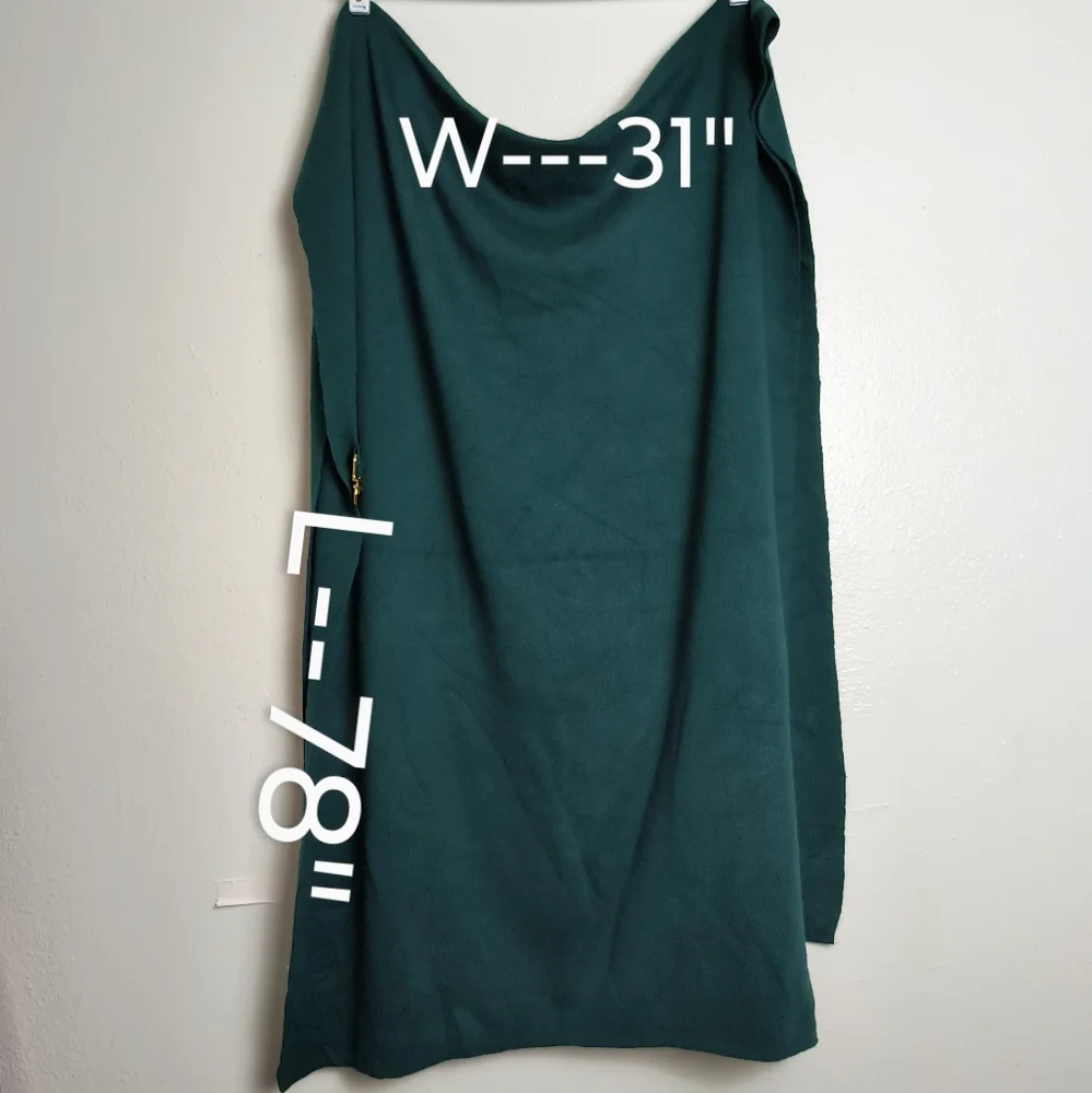 Statement Emerald Green Evening Cape Poncho One Size